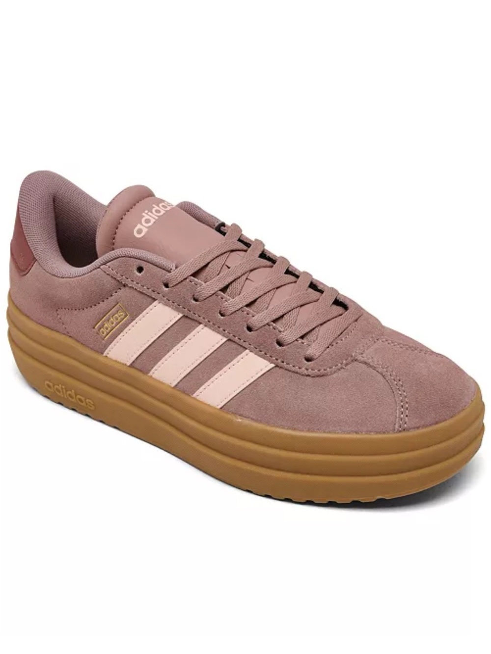 Adidas | Women’s VL Court Bold Platform Warm Clay/Powder Cora/Gum size 8.5